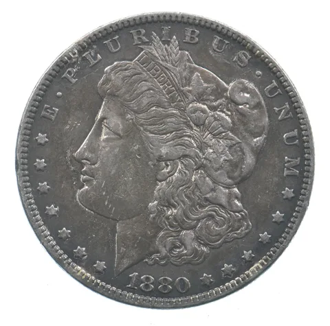 Early - 1880 Morgan Silver Dollar - 90% US Coin *065