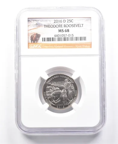 2016-D Washington Quarter Theodore Roosevelt MS68 NGC a7669