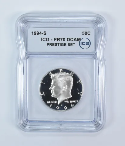1994-S Kennedy Half Dollar Prestige Set PR70 DCAM ICG