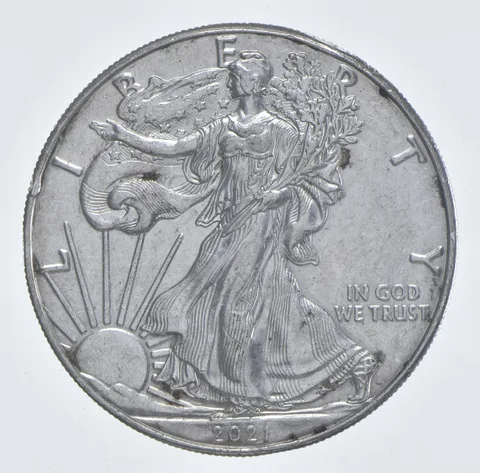 Better Date 2021 American Silver Eagle 1 Troy Oz .999 Fine Silver *431