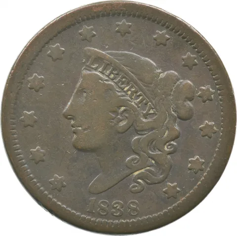 1838 Liberty Head Large Cent *2335