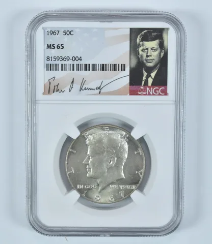 1967 Kennedy Half Dollar MS65 NGC Special Label