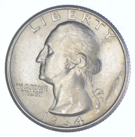 1934 Washington Quarter - Double Die Obverse *1942