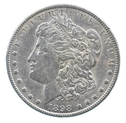 Better 1898 Morgan Silver Dollar - 90% US Coin - Nice Coin *617