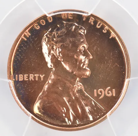 1961 Lincoln Memorial Cent PR64 RB PCGS Beautiful Tone *0962