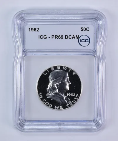 1962 Franklin Half Dollar PR69 DCAM ICG