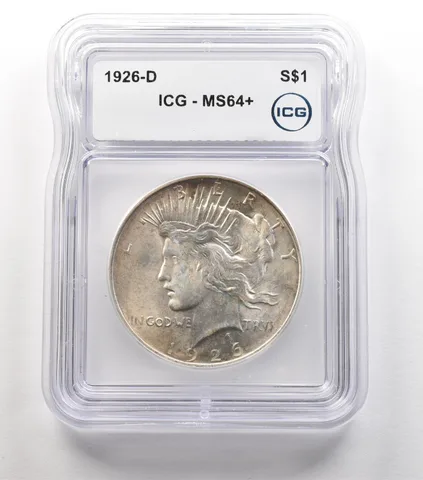 1926-D Peace Silver Dollar MS64+ ICG *5576