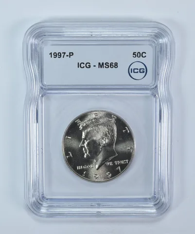1997-P Kennedy Half Dollar MS68 ICG