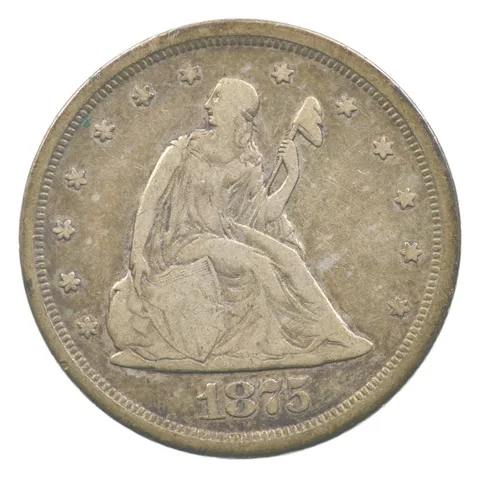 1875-S Seated Liberty Quarter *6005