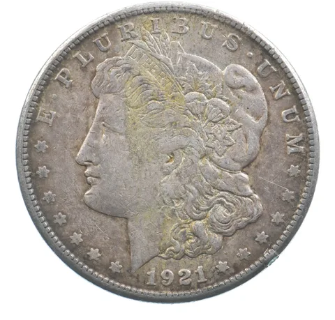 Early - 1921-S Morgan Silver Dollar - 90% US Coin *974