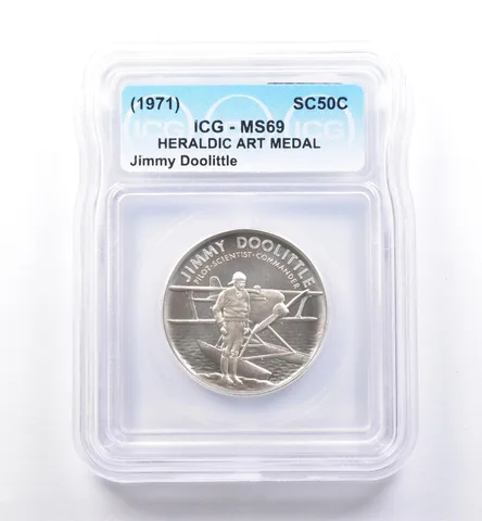 (1971) So Called Half Dollar Jimmy Doolittle MS69 ICG *8508