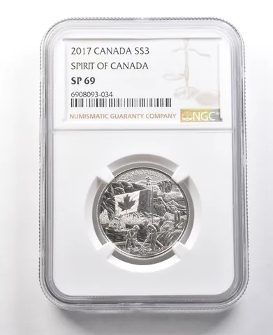 2017 Canada 3 Dollars Silver Spirit Of Canada SP69 NGC *8417