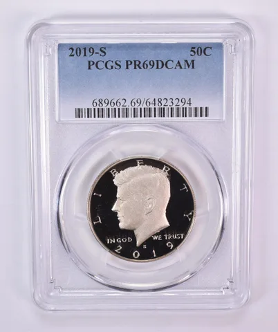 2019-S Kennedy Half Dollar PR69 DCAM PCGS Blue Label