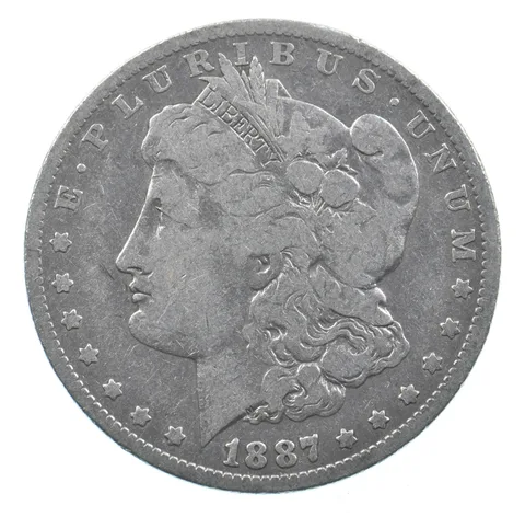 Early - 1887-O Morgan Silver Dollar - 90% US Coin *865