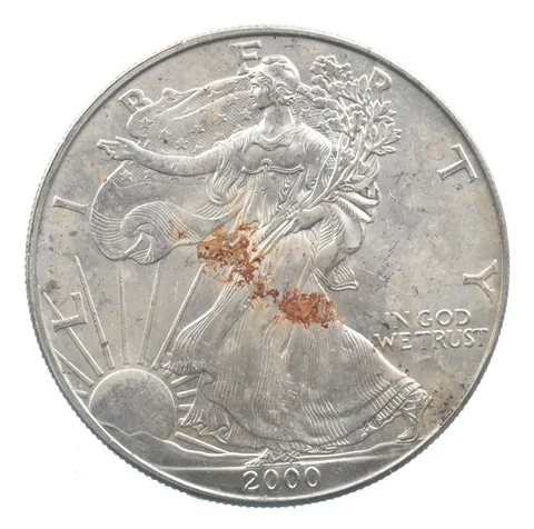 Better Date 2000 American Silver Eagle 1 Troy Oz .999 Fine Silver *616