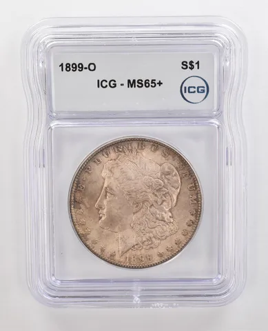 1899-O Morgan Silver Dollar MS65+ ICG Beautiful Tone *4363
