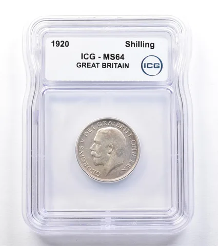 1920 Great Britain Shilling MS64 ICG *1803