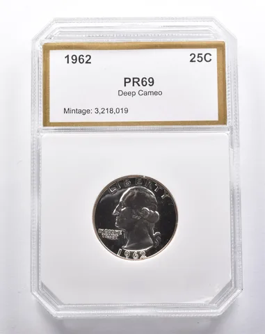 Proof 1962 Washington Quarter *3404