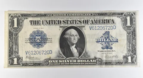 1923 $1 Silver Certificate Large Note Blue Seal Fr#237 *0533