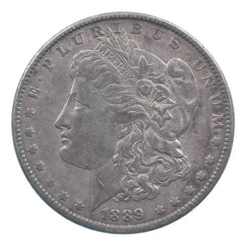 Better 1889 Morgan Silver Dollar - 90% US Coin - Nice Coin *477