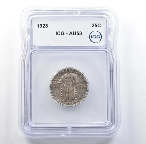 1928 Standing Liberty Quarter AU58 ICG *3084