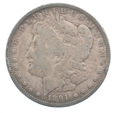 Early - 1891-O Morgan Silver Dollar - 90% US Coin *919
