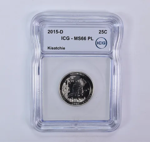 2015-D Washington Quarter ATB Kisatchie MS66 PL ICG