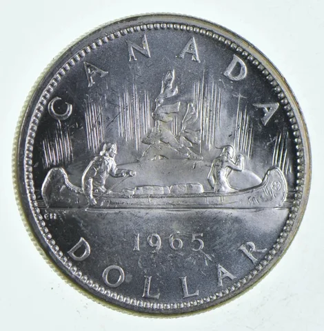 (1) 1953-1967 Canada 80% Silver Canadian Silver Dollar - Random Date