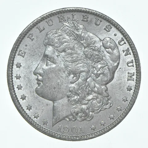 BU/Unc 1901-O Morgan Silver Dollar (1 coin)