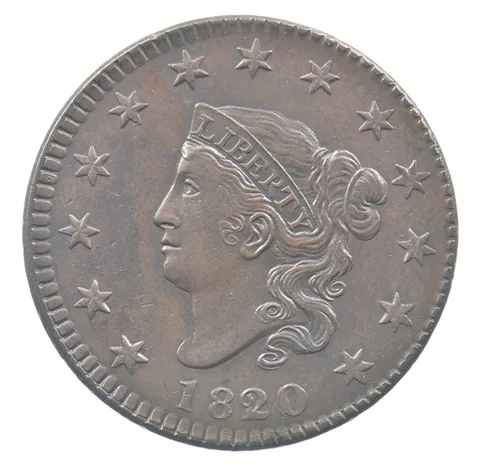 1820/19 Matron Head Large Cent N-2 *3426