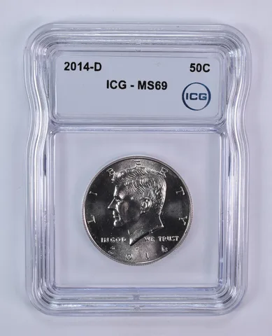 2014-D Kennedy Half Dollar MS69 ICG