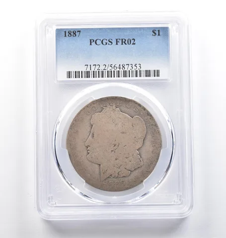 1887 Morgan Silver Dollar FR02 PCGS Lowball