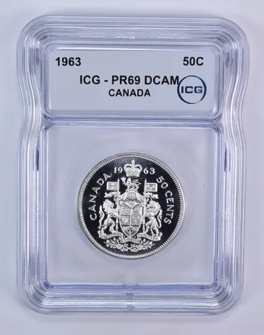 1963 Canada 50 Cents PR69 DCAM ICG