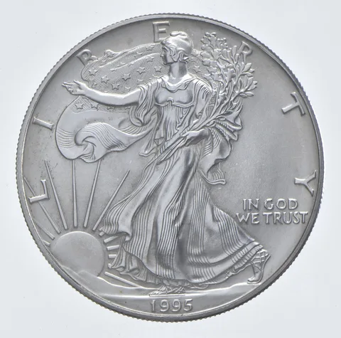 Better Date 1995 American Silver Eagle 1 Troy Oz .999 Fine Silver *504