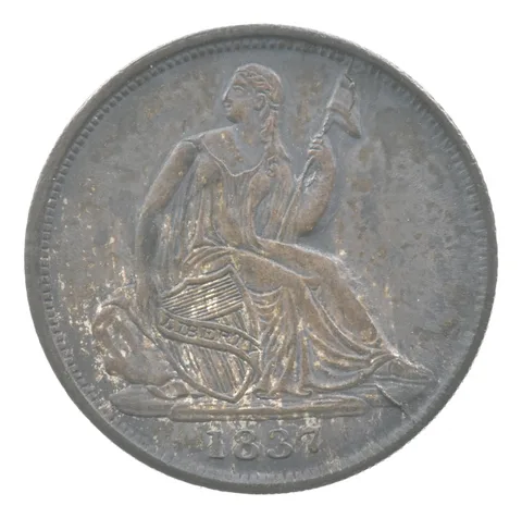 1837 Seated Liberty Half Dime a7819