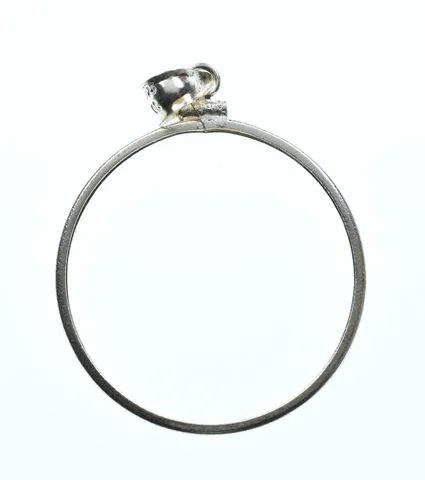Sterling Silver 31 MM 1/2 Oz Love Token Coin Bezel Pendant Frame Edge *2192