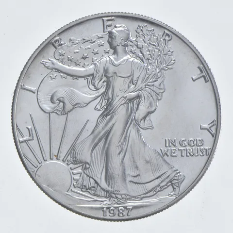 Better Date 1987 American Silver Eagle 1 Troy Oz .999 Fine Silver *739