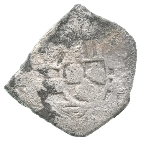 No Date Mexico 2 Reales Shipwreck Coin 5.9g *9613