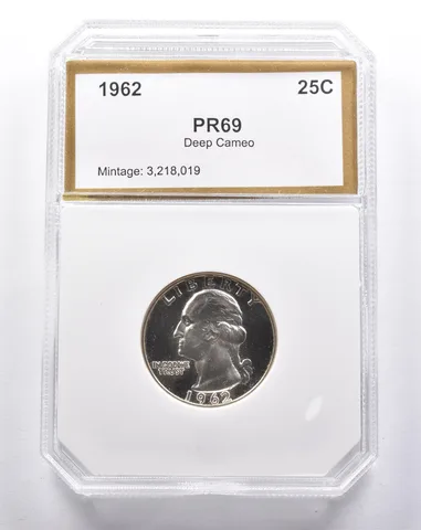 Proof 1962 Washington Quarter *3410