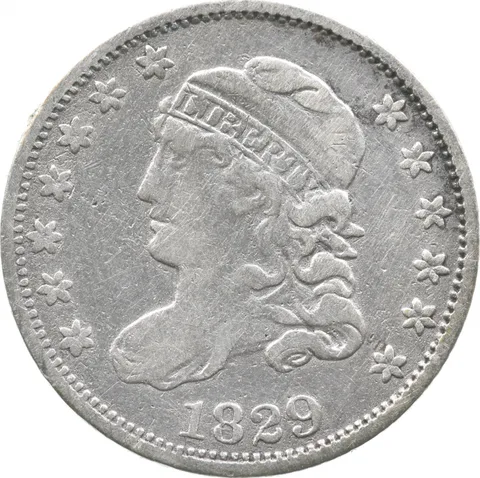 1829 Capped Bust Half Dime LM-14 *5471