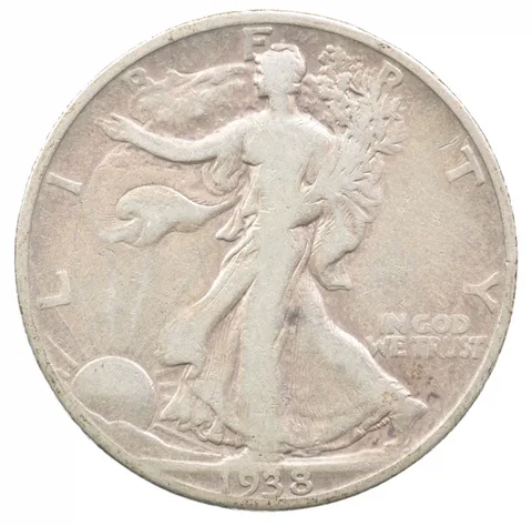 1938-D Walking Liberty Half Dollar a6743