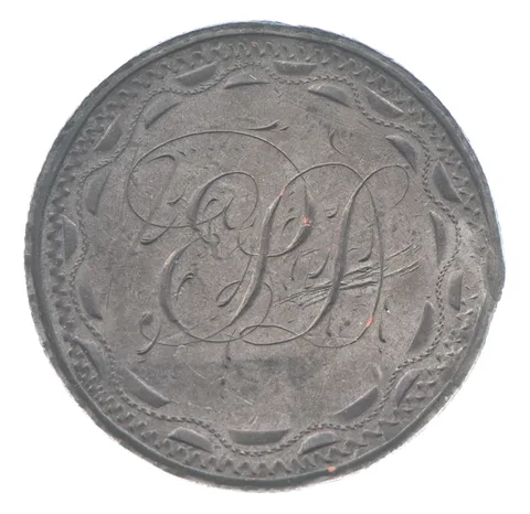 1860 Seated Liberty Quarter Love Token PF a8582