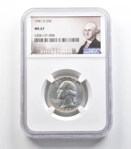 1941-D Washington Quarter MS67 NGC *9165