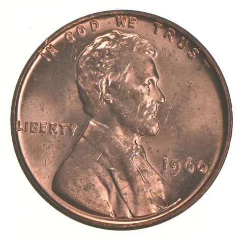 1960 Small Date Gem BU Lincoln Memorial Cent - SM Date!
