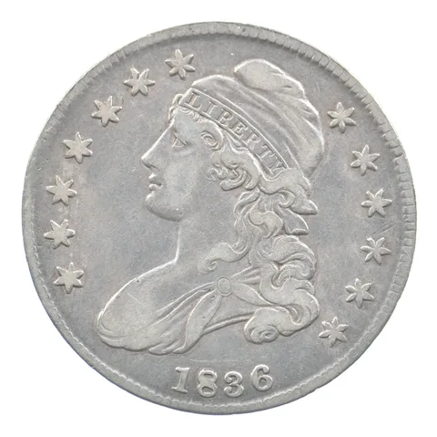 1836 Capped Bust Half Dollar O-115 R3 a5054