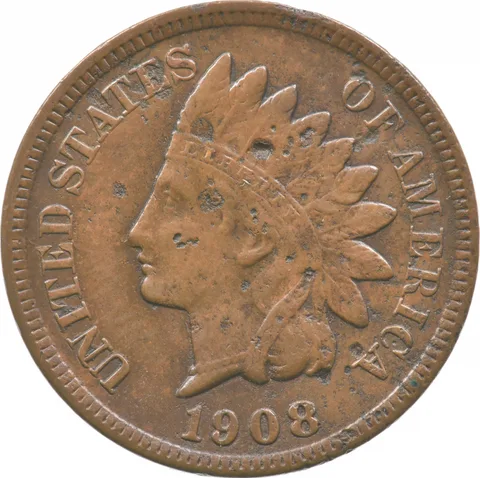 1908-S Indian Head Cent *4369