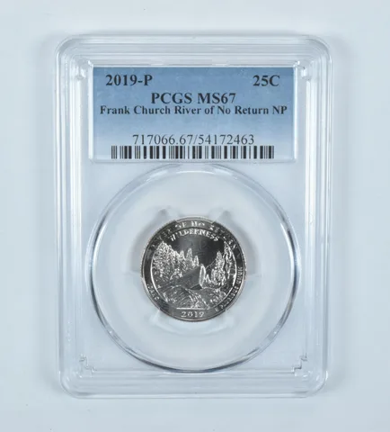 2019-P Washington Quarter ATB Frank Church River MS67 PCGS