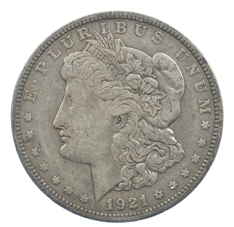 Early - 1921-D Morgan Silver Dollar - 90% US Coin *437