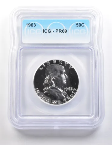 1963 Franklin Half Dollar PR69 ICG a9469