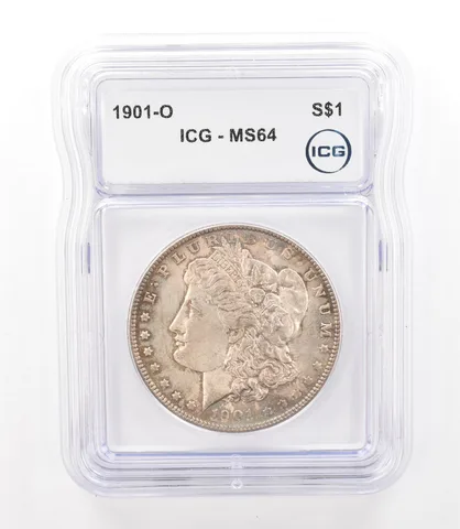 1901-O Morgan Silver Dollar MS64 ICG Beautiful Tone *3144